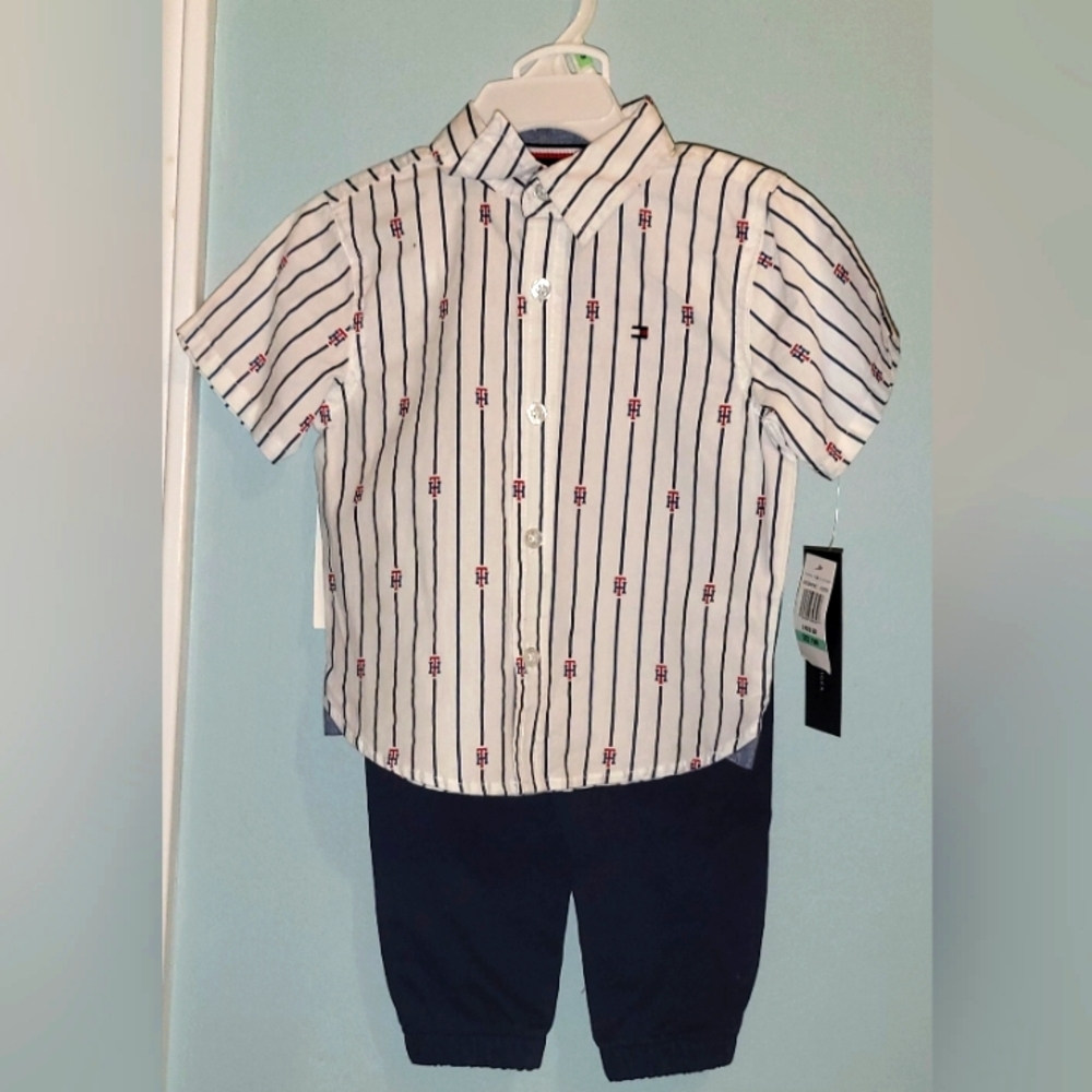 Tommy Hilfiger baby boy outfit size 18 months